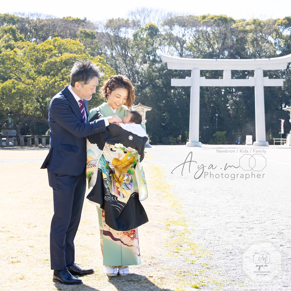 お宮参り写真